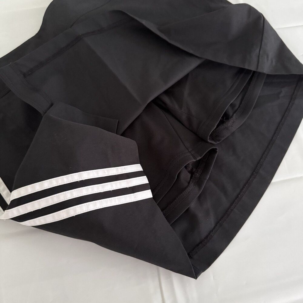 Adidas Womens 4 Skort Golf Tennis Pickleball Climacool Black White Stripes 88387 - Picture 6 of 7